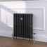 CI-SH645-10-MET-NAT-CAST-MC - Shelbourne 3 Column Victorian Cast Iron Radiator H645mm x W638mm CI-SH645-10-MET-NAT-CAST-MC - Shelbourne 3 Column Victorian Cast Iron Radiator H645mm x W638mm